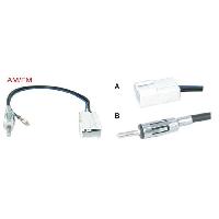 Antenne et adaptateurs de Roger Adaptateur Antenne compatible avec Honda Insight CVR CRZ Civic vers Din M