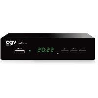 Antenne - Parabole Récepteur-enregistreur TNT - CGV - e-ETIMO - DVB-T2 HEVC 265 - RJ45 - Full HD