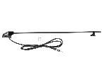 Antenne Antenne pilier AM FM universelle DIN noire 118 cm