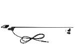 Antenne Antenne pilier AM FM universelle DIN noire 118 cm