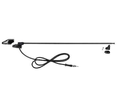 Antenne Antenne pilier AM FM universelle DIN noire 118 cm