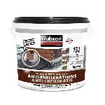 Peinture - Vernis - Traitement (lasure - Effets Decoratifs) Anti-infiltrations - RUBSON - Noir 1kg - Revetement impermeable - 100 Silicone - Resiste aux UV