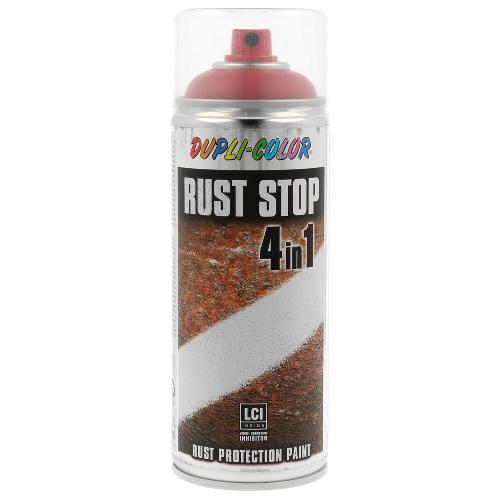 Traitement anti-rouille Anti Rouille 4 En 1 Ral3002 Dupli Rust Stop 400 Ml Rouge carmin