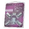 Antivol 12x125 4 ecrous antivol Chrome 12x125 Plat15-35mm Douille 21mm - 21153SU