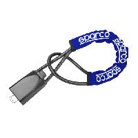 Antivol - Bloque Roue Cable Antivol Sparco Bloque Volant Vers Ceinture
