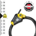 Antivol - MASTER LOCK - Python 8433EURD - Longueur ajustable de 30 cm a 1.8 m - Acier torsadé - Noir