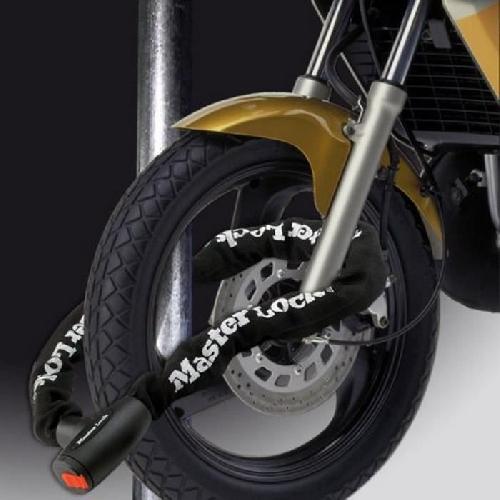 Antivol Antivol moto - MASTER LOCK - Chaîne en acier cémenté de 10 mm - 1 m de longueur