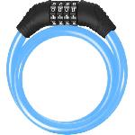 Antivol Antivol trottinette et vélo - BEEPER - Câble 60 cm - Code 4 chiffres - Bleu