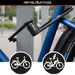 Antivol Antivol Vélo Pliable - MASTER LOCK - 8335EURDPRO - Acier Trempé. 4 Clés. Support Inclus