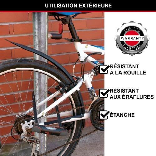 Antivol Antivol Vélo U - MASTER LOCK - 8195EURDPROCOLWR - Acier Cémenté. Clé. Rouge