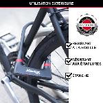 Antivol Antivol Vélo U - MASTER LOCK - 8279EURDPRO - Acier Cémenté. Clé. Certifié