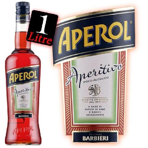 Aperitif A Base De Vin Aperol Barbieri - Aperitivo - Italie - 12.5%vol - 100cl