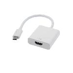 Cable Audio Video APM Adaptateur USB 3.1 Type-C-HDMI - Male-Femelle - Blanc