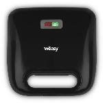 Appareil a croque-monsieur 4 en 1 WEASY - JOY600 - 4 plaques interchangeables - 750W - Noir/Inox