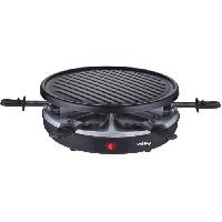 Appareil A Raclette Appareil a raclette - WEASY LUGA60  - 4 personnes - 900W - Revetement anti-adhésif - 30x30cm - Plaque amovible