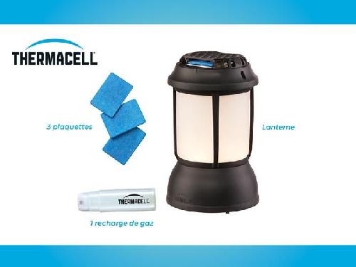 Produit Insecticide Appareil Anti-Moustiques et Moustiques Tigre sans fil - Lanterne Noire - 20m2 de Protection