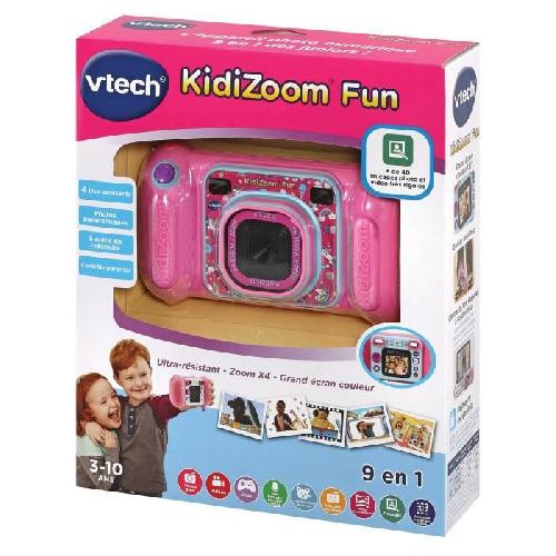 Appareil Photo Enfant Appareil photo numérique VTECH Kidizoom Fun Rose - Mixte - Enfant - Intérieur - Piles fournies