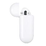 Casque - Ecouteur Filaire - Oreillette Bluetooth - Kit Pieton Telephone APPLE AirPods 2 avec boitier de charge filaire Blanc