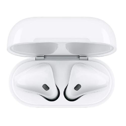 Casque - Ecouteur Filaire - Oreillette Bluetooth - Kit Pieton Telephone APPLE AirPods 2e generation wireless - Blanc - Embout auriculaire
