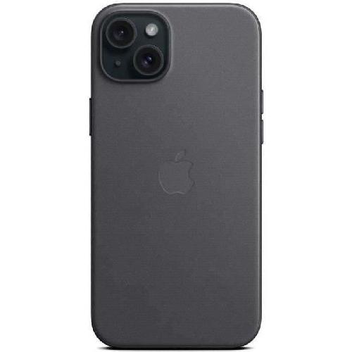 Coque - Bumper - Facade Telephone APPLE Coque FineWoven pour iPhone 15 Plus avec MagSafe - Noir