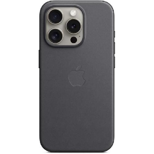 Coque - Bumper - Facade Telephone APPLE Coque FineWoven pour iPhone 15 Pro avec MagSafe - Noir