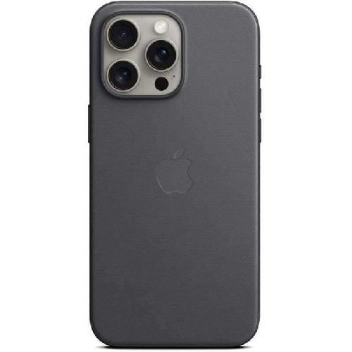 Coque - Bumper - Facade Telephone APPLE Coque FineWoven pour iPhone 15 Pro Max avec MagSafe - Noir
