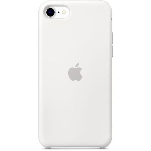 Coque - Bumper - Facade Telephone APPLE Coque pour iPhone SE Silicone - Blanc