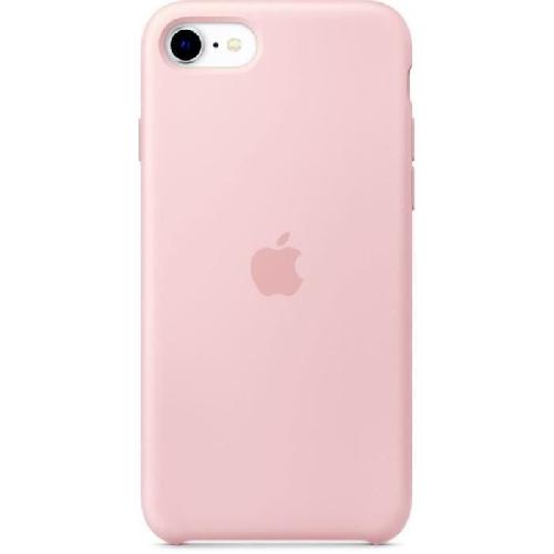 Coque - Bumper - Facade Telephone APPLE Coque pour iPhone SE Silicone - Rose des sables
