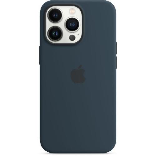 Coque - Bumper - Facade Telephone APPLE Coque Silicone pour iPhone 13 Pro avec MagSafe - Abyss Blue