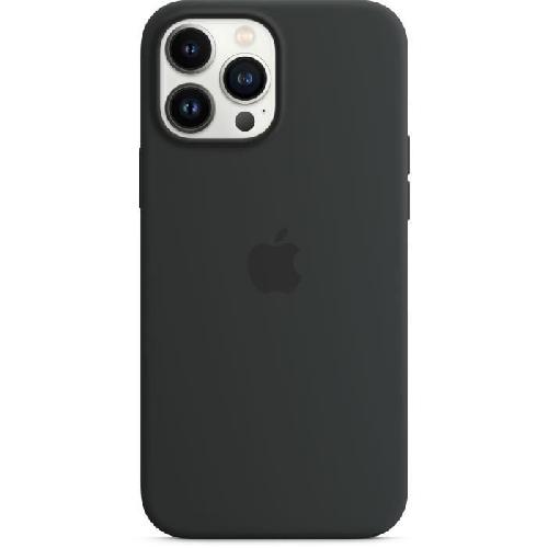 Coque - Bumper - Facade Telephone APPLE Coque Silicone pour iPhone 13 Pro avec MagSafe - Midnight