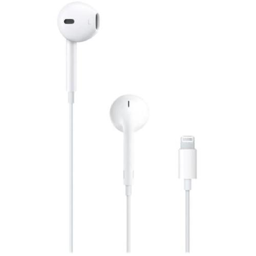 Casque - Ecouteur Filaire - Oreillette Bluetooth - Kit Pieton Telephone APPLE EarPods avec connecteur Lightning Blanc