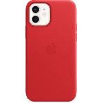 Coque - Bumper - Facade Telephone APPLE iPhone 12 - 12 Pro Coque en cuir avec MagSafe - -PRODUCT-RED