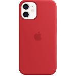 Coque - Bumper - Facade Telephone APPLE iPhone 12 mini Coque en Silicone avec MagSafe - -PRODUCT-RED