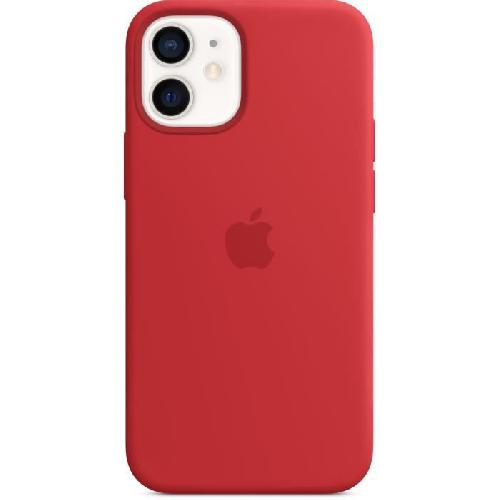 Coque - Bumper - Facade Telephone APPLE iPhone 12 mini Coque en Silicone avec MagSafe - -PRODUCT-RED