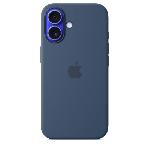 APPLE iPhone 16 - Coque en silicone avec MagSafe - Denim