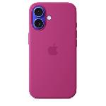 APPLE iPhone 16 - Coque en silicone avec MagSafe - Fuchsia