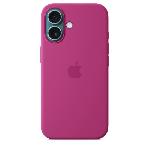 Coque - Bumper - Facade Telephone APPLE iPhone 16 - Coque en silicone avec MagSafe - Fuchsia