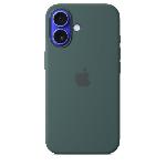 Coque - Bumper - Facade Telephone APPLE iPhone 16 - Coque en silicone avec MagSafe - Lake Green