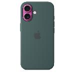 Coque - Bumper - Facade Telephone APPLE iPhone 16 - Coque en silicone avec MagSafe - Lake Green