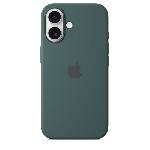 Coque - Bumper - Facade Telephone APPLE iPhone 16 - Coque en silicone avec MagSafe - Lake Green