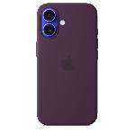 APPLE iPhone 16 - Coque en silicone avec MagSafe - Plum