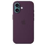 Coque - Bumper - Facade Telephone APPLE iPhone 16 - Coque en silicone avec MagSafe - Plum