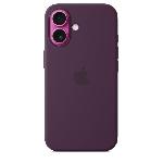 Coque - Bumper - Facade Telephone APPLE iPhone 16 - Coque en silicone avec MagSafe - Plum