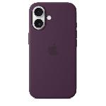 Coque - Bumper - Facade Telephone APPLE iPhone 16 - Coque en silicone avec MagSafe - Plum