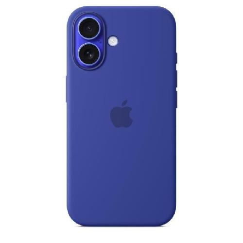 Coque - Bumper - Facade Telephone APPLE iPhone 16 - Coque en silicone avec MagSafe - Ultramarine