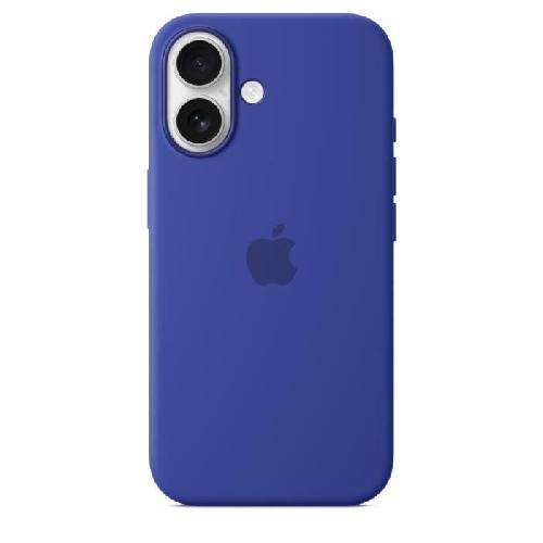 Coque - Bumper - Facade Telephone APPLE iPhone 16 - Coque en silicone avec MagSafe - Ultramarine