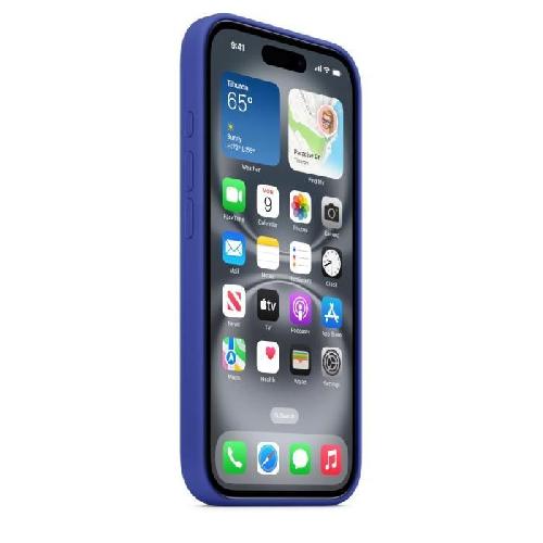 Coque - Bumper - Facade Telephone APPLE iPhone 16 - Coque en silicone avec MagSafe - Ultramarine