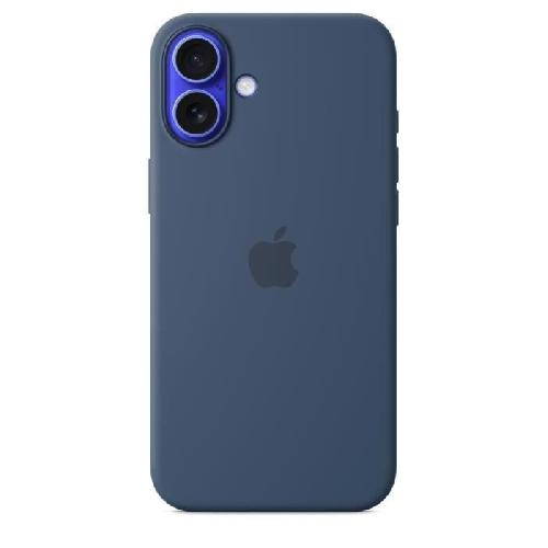 Coque - Bumper - Facade Telephone APPLE iPhone 16 Plus - Coque en silicone avec MagSafe - Denim