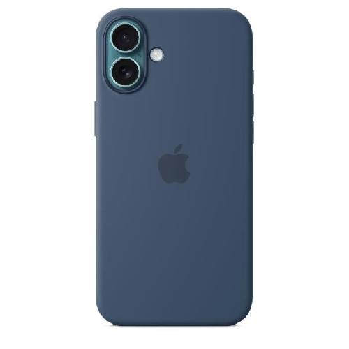 Coque - Bumper - Facade Telephone APPLE iPhone 16 Plus - Coque en silicone avec MagSafe - Denim