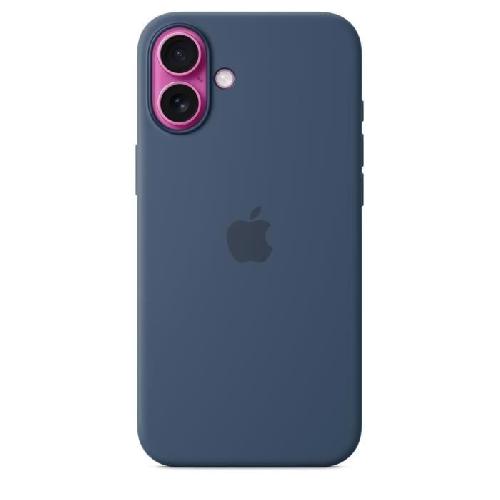 Coque - Bumper - Facade Telephone APPLE iPhone 16 Plus - Coque en silicone avec MagSafe - Denim